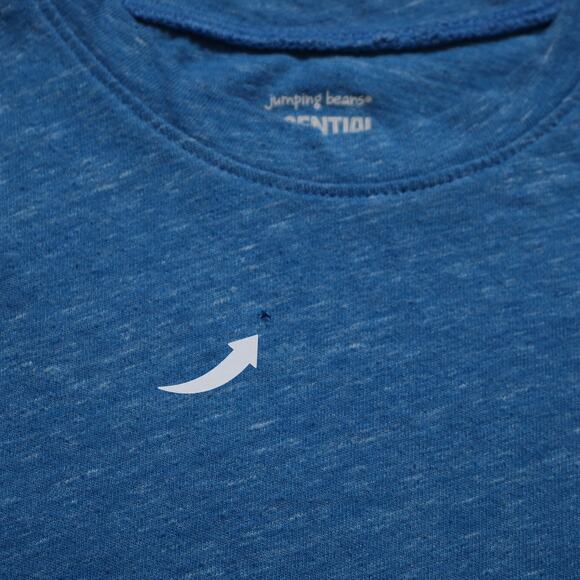 4/$20 - Jumping Beans Boys Essential Short Sleeve Blue Crewneck T-Shirt Size 6 - Picture 3 of 6